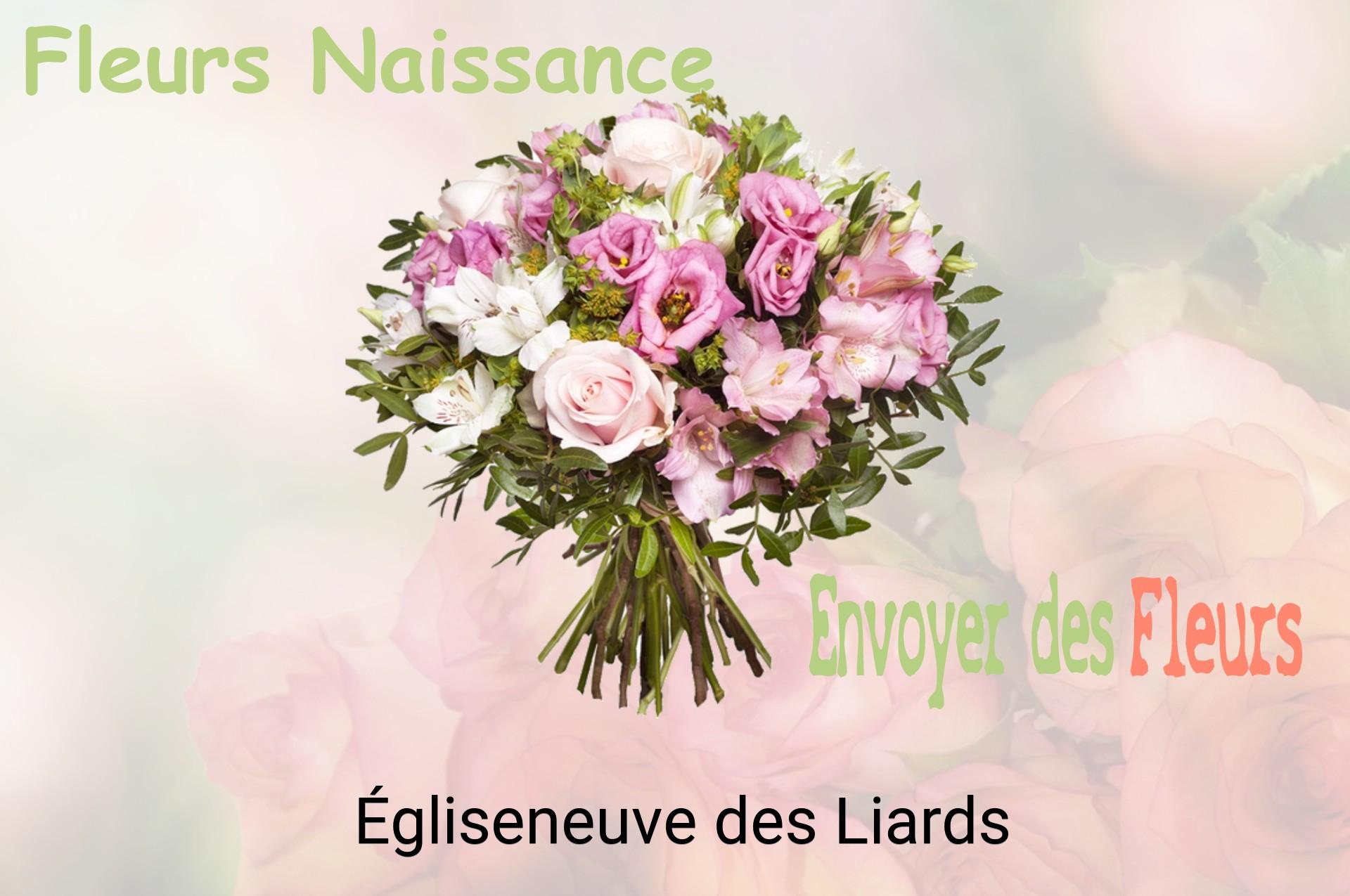 Bouquet de fleurs de naissance livré à Égliseneuve-des-Liards