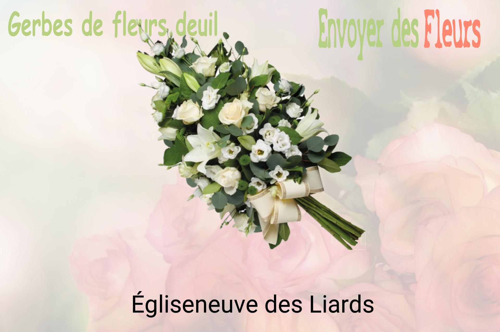 Gerbe de fleurs de deuil livrée à Égliseneuve-des-Liards